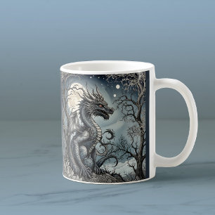 Dragon by Moonlight Coffee Mug