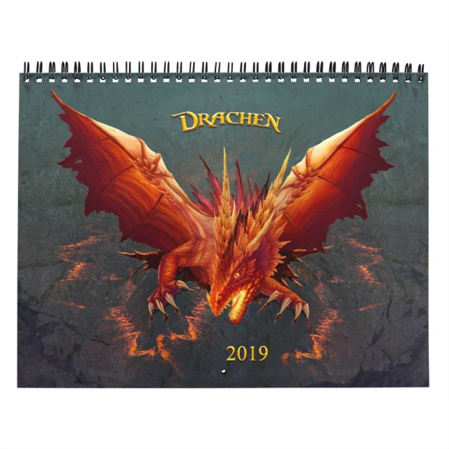 Dragon Calendar, Dragon Calendar (28cm x 22cm) (Cover)