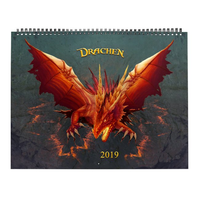 Dragon Calendar, Dragon Calendar (36cm x 28cm) (Cover)