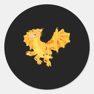 Dragon Cannelloni  Classic Round Sticker