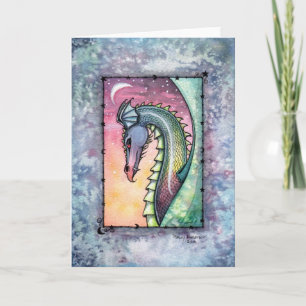Dragon Card 'Dragon at Dusk' Molly Harrison