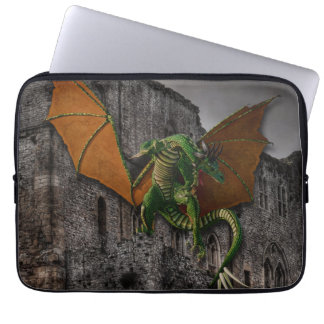 Dragon & Castle Fantasy Artwork Laptop Sleeve