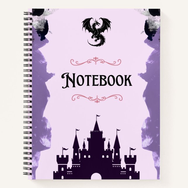 Dragon Castle Fantasy Notebook (Front)