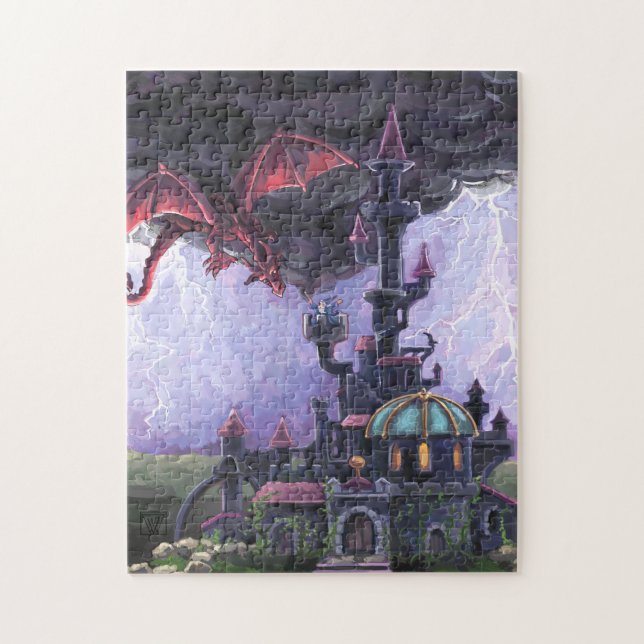 Dragon Castle Jigsaw Puzzle (Vertical)