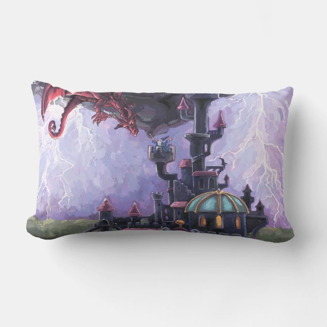 Dragon Castle Lumbar Cushion (Front)