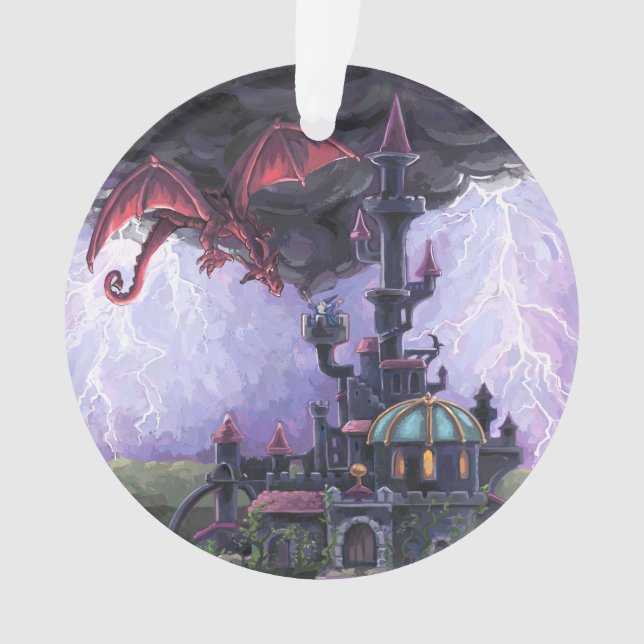 Dragon Castle Ornament (Front)