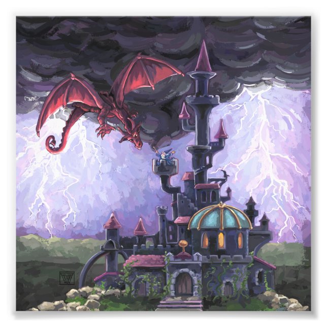 Dragon Castle Photo Print (Front)