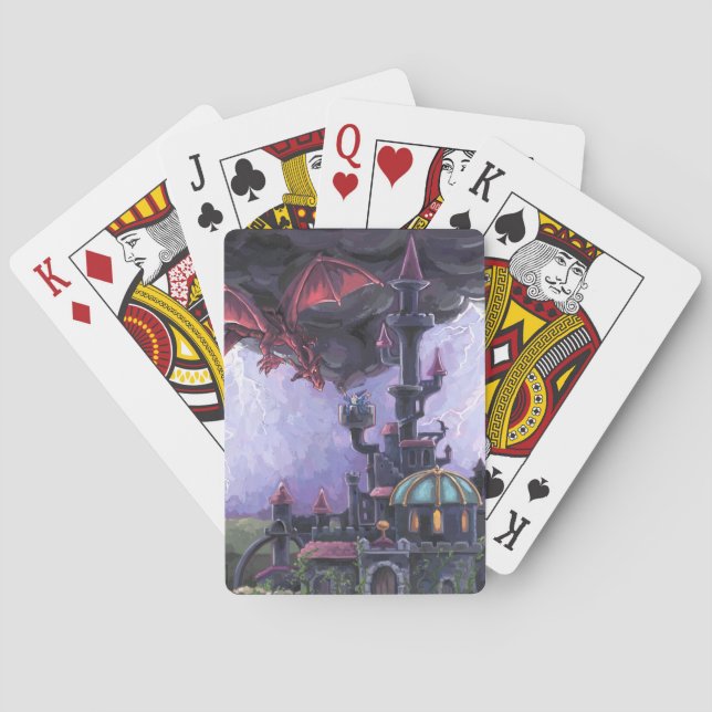 Dragon Castle Playing Cards (Back)
