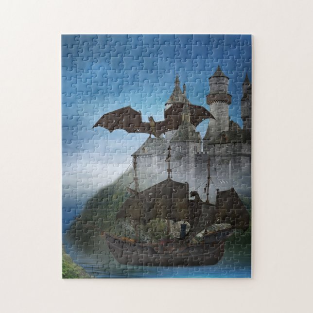 Dragon Castle Puzzle (Vertical)