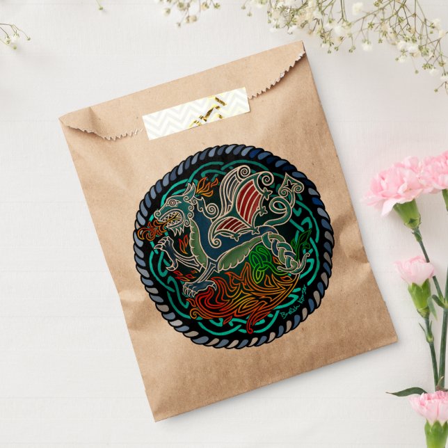 Dragon celtique favour bag (Sealed)