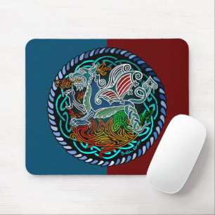 Dragon celtique mouse pad