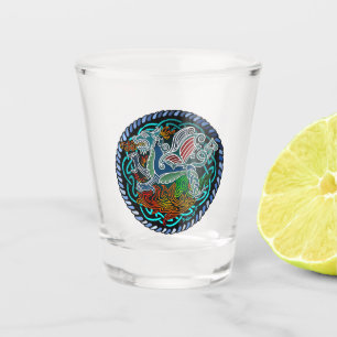 Dragon celtique shot glass