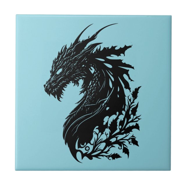 Dragon Ceramic Tile (Front)