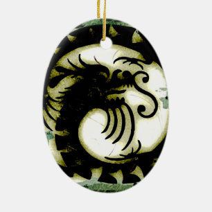 Dragon Ceramic Tree Decoration