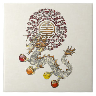 Dragon Chakra Ceramic Tile