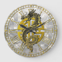 Dragon Chinese Symbol Mother of Pearl Pattern