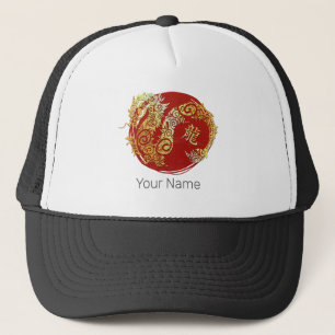 Dragon Chinese Zodiac Horoscope Constellation Sign Trucker Hat