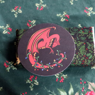 Dragon Christmas Holiday Card