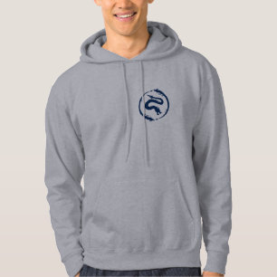 Dragon Circle in dark Dark Blue Hoodie
