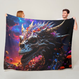 Dragon City 003 Fleece Blanket
