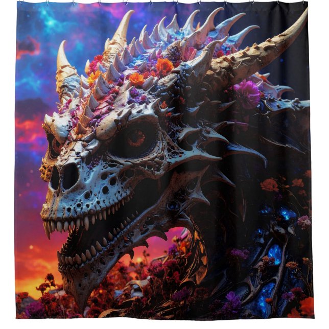 Dragon City 003 Shower Curtain (Front)