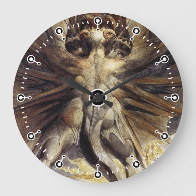 Dragon Clock - William Blake - Great Red Dragon (Front)