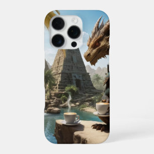 Dragon Coffee Time iPhone 16 Pro Case