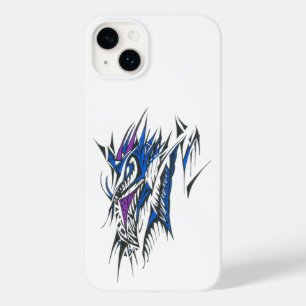 Dragon Colourful Abstract Tribal Tattoo Art Case-Mate iPhone 14 Plus Case