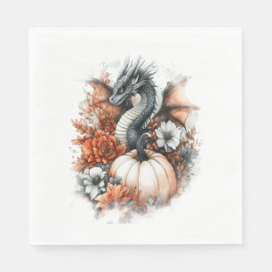 Dragon Country Pumpkin Napkin