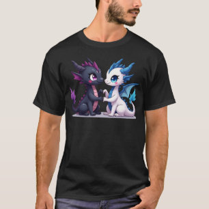 Dragon Couple Purple and Blue T-Shirt