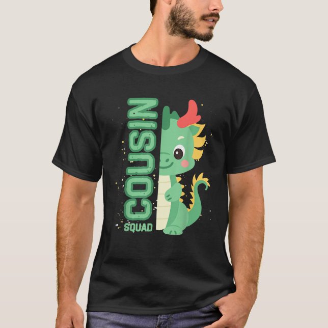 Dragon Crew Cousin Squad for kids Boys Girls Chine T-Shirt (Front)