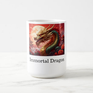 Dragon custom text coffee mug