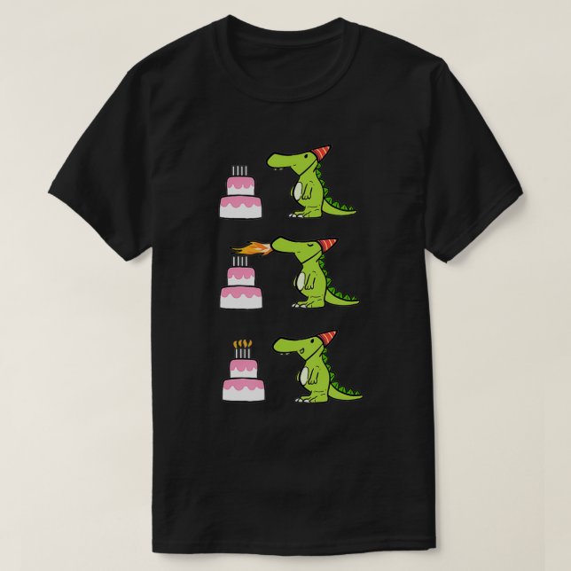 Dragon Cute Birthday Celebrant  T-Shirt (Design Front)