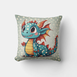 Dragon cute dots cushion