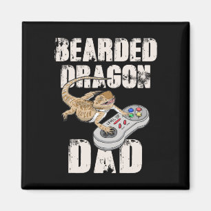 Dragon Dad Video Game Reptiles Pagona Gamers  Magnet