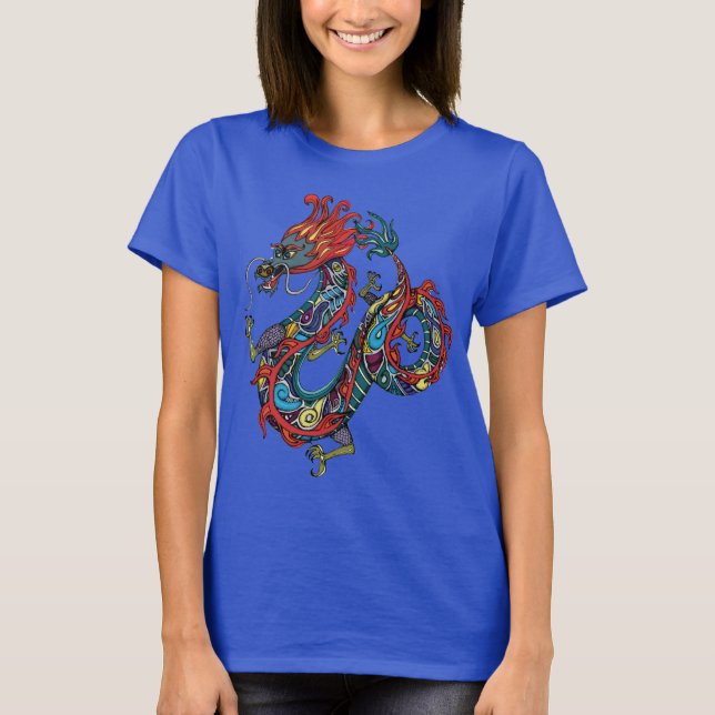 Dragon Dance Woman's T-Shirt (Front)
