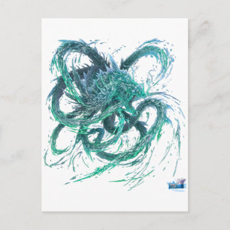 Dragon d'eau postcard