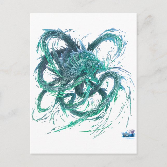 Dragon d'eau postcard (Front)