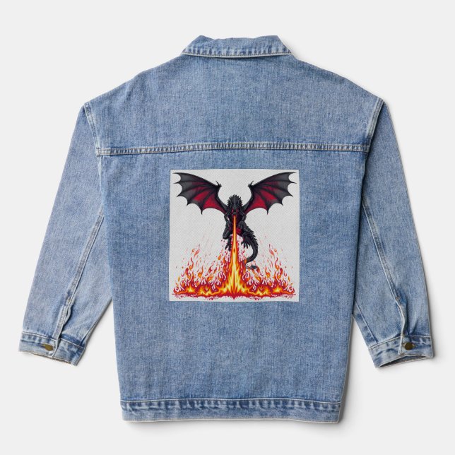 Dragon Denim Jacket (Back)