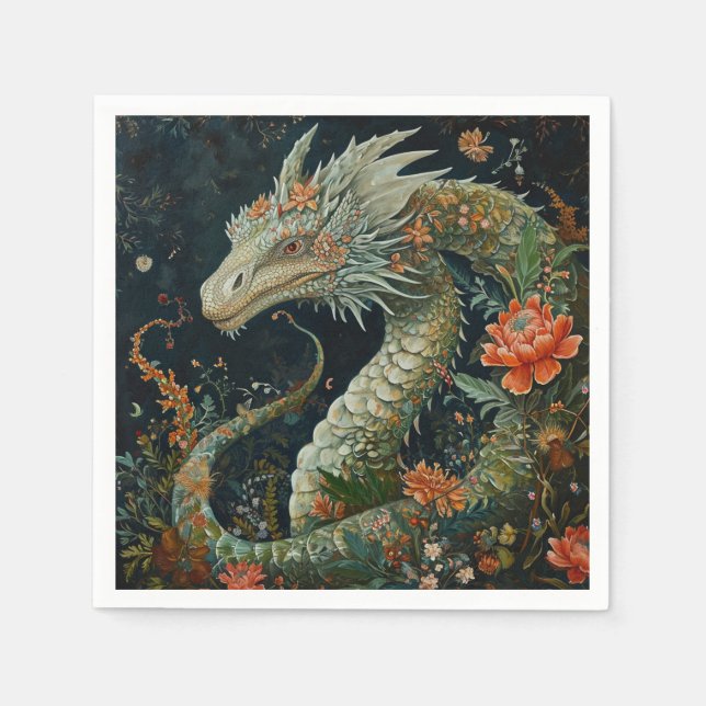 Dragon Design Napkin (Front)