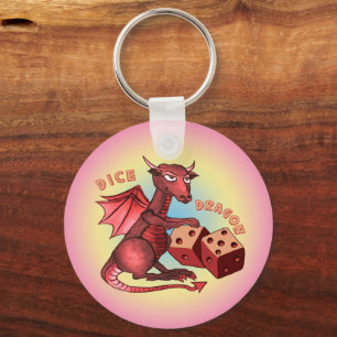 Dragon Dice Key Ring