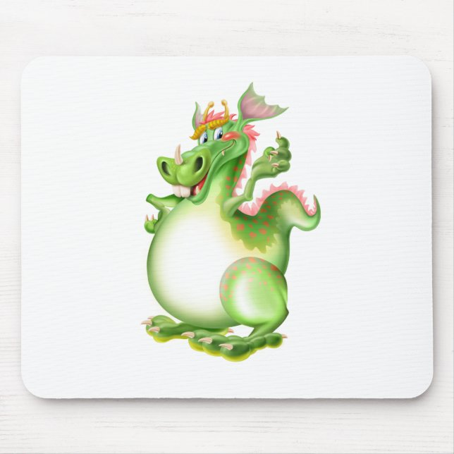 Dragon, Drachen, dragão, dragón, Mouse Pad (Front)