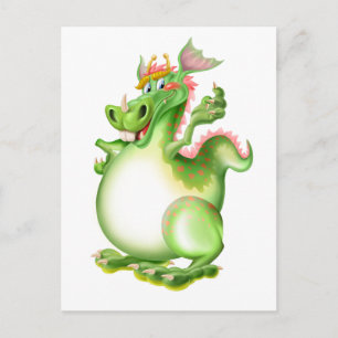 Dragon, Drachen, dragão, dragón, Postcard