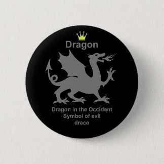 dragon Dragon 6 Cm Round Badge