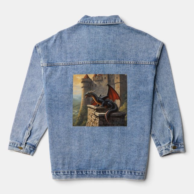 Dragon Drive  Denim Jacket (Back)