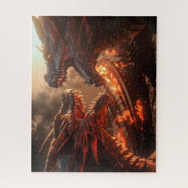 Dragon Dual Jigsaw Puzzle (Vertical)