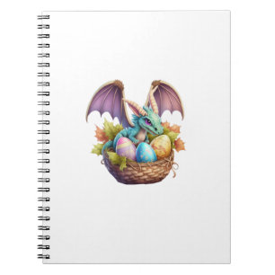 Dragon Easter Day Loves Collecting Easter Eggs Dra Notebook