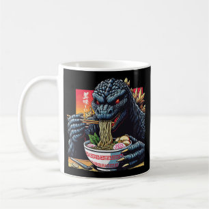 Dragon eating ramen coffee mug