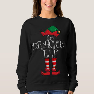Dragon Elf Matching Family Christmas Party Pajama Sweatshirt