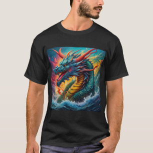 Dragon Emerge from the Ocean  T-Shirt